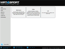 Tablet Screenshot of mrt4sport.com